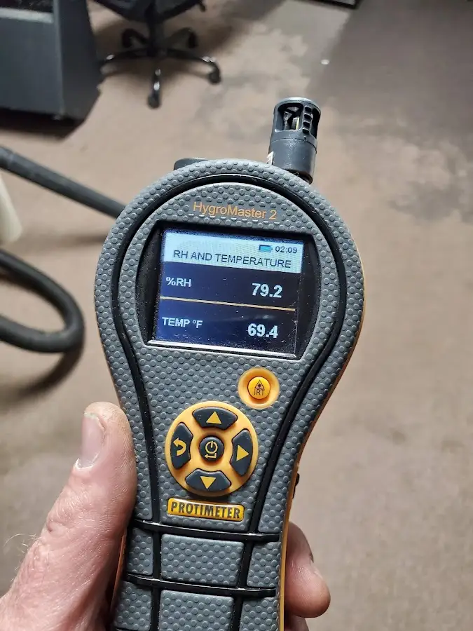 Moisture meter humidity assessment for Fire & Smoke Damage Restoration in Upper